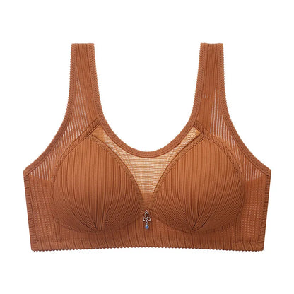 Plush Push-Up Bralette - Comfortable Support for Larger Sizes