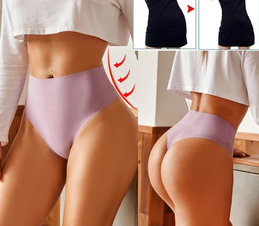 Free Shipping For High Waist Tummy Control Thong - Slimming Underwear with Butt Lifter (S-XL)