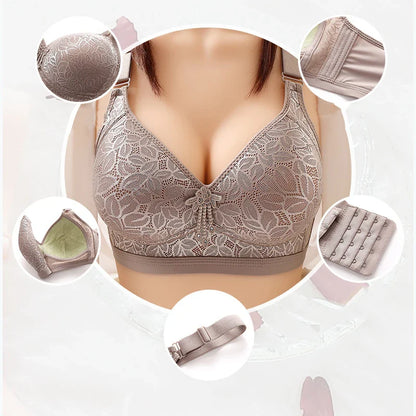 Large Size Comfortable Brassiere - Thin Section, Steel-Free, Adjustable Bra