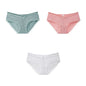 Free Shipping For Low-Rise Cotton Briefs with Lace Detailing - Soft Women's Underpants (M-L)