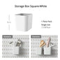 Free Shipping ForPegboard Wall Panels Pegboard Wall Organizer Mounting Display Diy Pegboard Kit Tool Storage Panel Board Rack Bathroom Kitchen