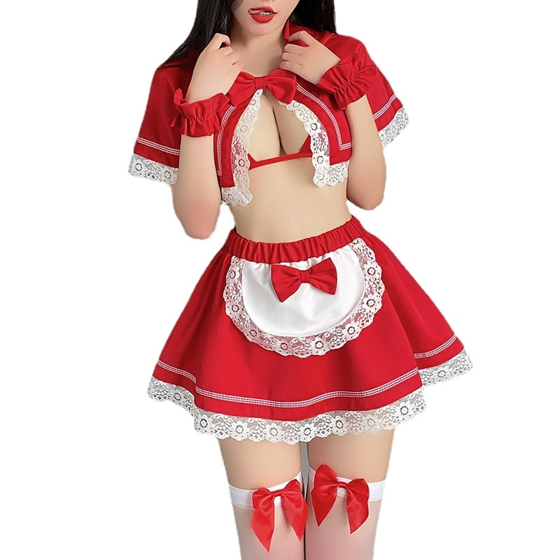 Free Shipping For Sexy Cosplay Maid Outfits