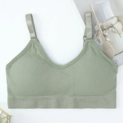 Sleek Wireless Bralette - Comfortable and Stylish Crop Lingerie