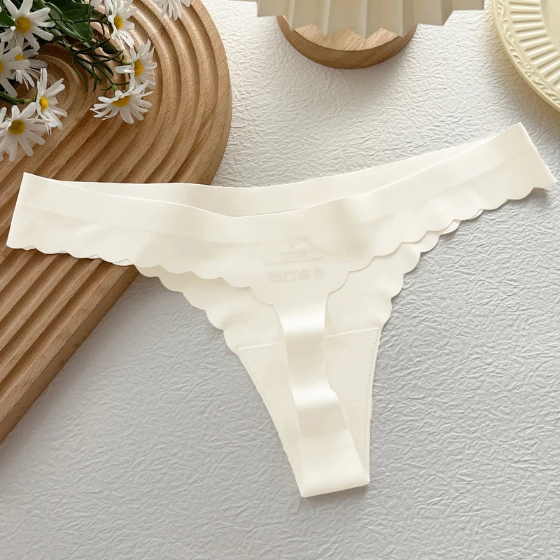 Free Shipping For Seamless Low-Rise Panties - No Trace G-String Thongs (S-XL)