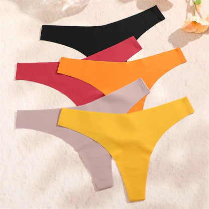 Free Shipping For V-Shaped ComFor t - Seamless Low Waist Thongs For  Women (XS-XL)