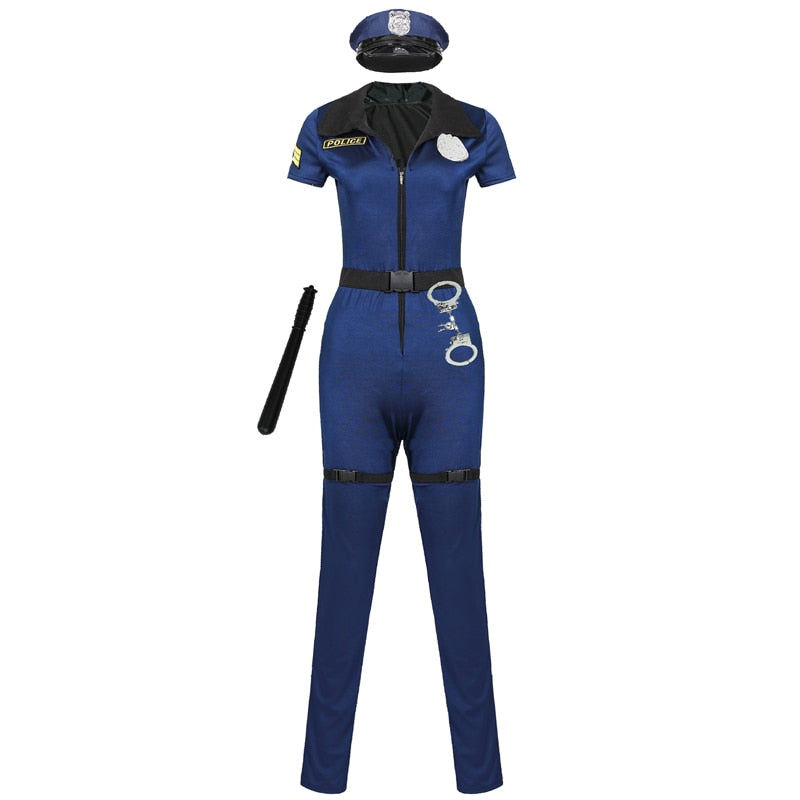 Free Shipping For Sexy Lingerie Police Woman Outfit