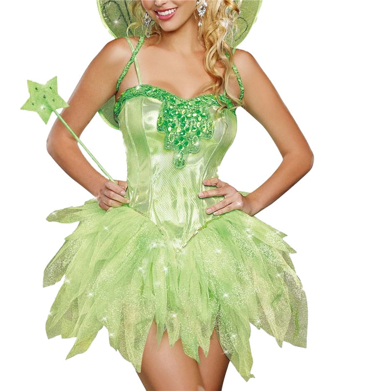 Free Shipping For  Sexy Tinkerbell Costume