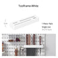 Free Shipping ForPegboard Wall Panels Pegboard Wall Organizer Mounting Display Diy Pegboard Kit Tool Storage Panel Board Rack Bathroom Kitchen