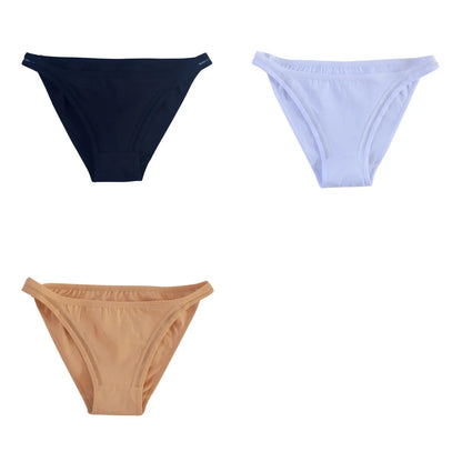 Free Shipping For Cotton Seamless Panties - ComFor t Hollow Panty Briefs - 3PCs ( M-XL)