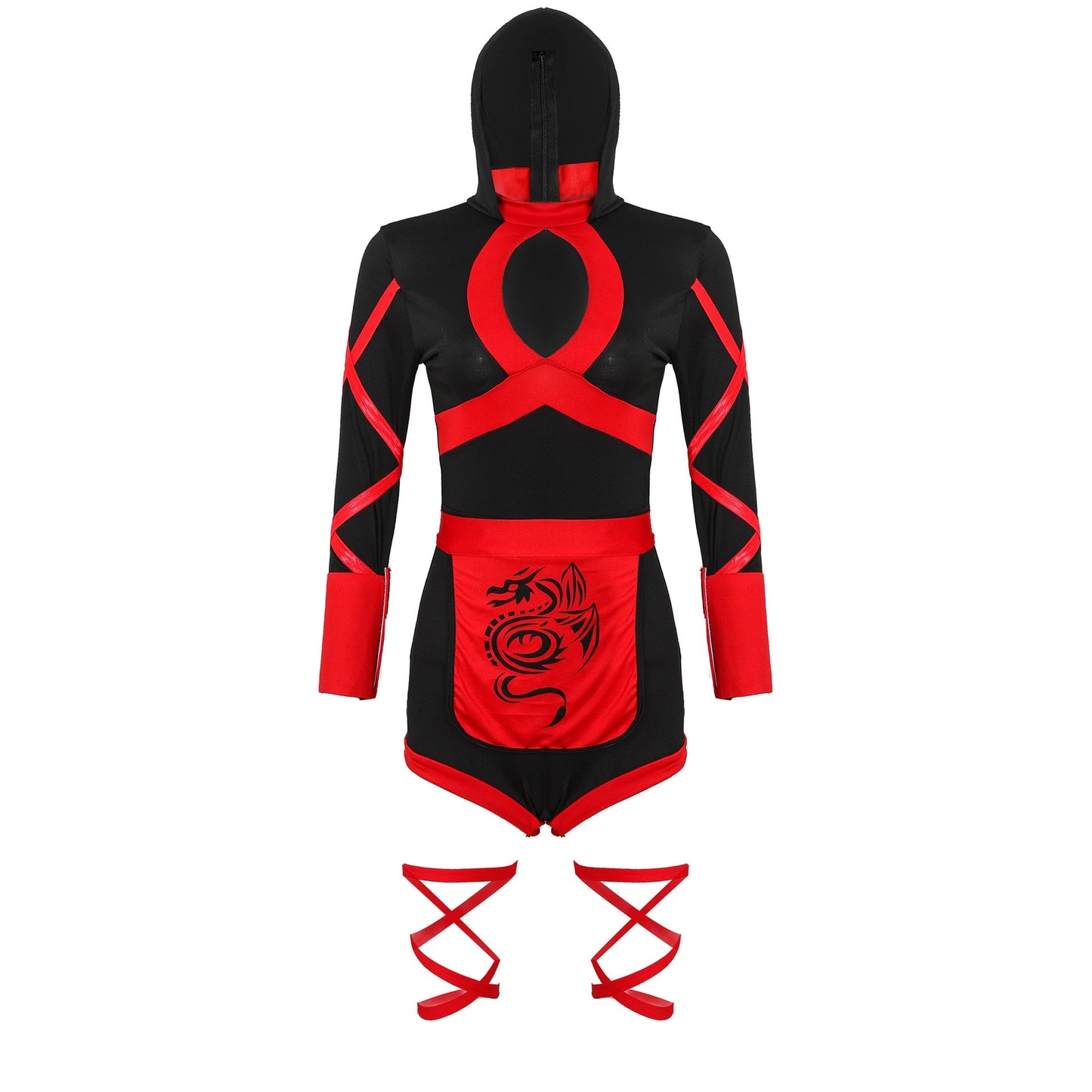 Free Shipping For Sexy Plus Size Ninja Costume