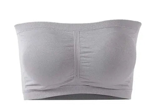 Seamless Bandeau Bra - Double Layered & Removable Padded (S-3XL)