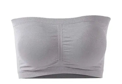 Seamless Bandeau Bra - Double Layered & Removable Padded (S-3XL)