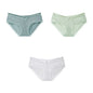 Free Shipping For Low-Rise Cotton Briefs with Lace Detailing - Soft Women's Underpants (M-L)