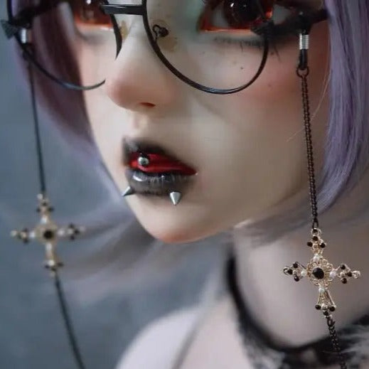 Free Shipping For 'Shadow Play' Goth Harajuku Fake Glasses