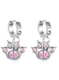 Free Shipping For 'Crystal Dream' Kawaii Paws Hook Earrings