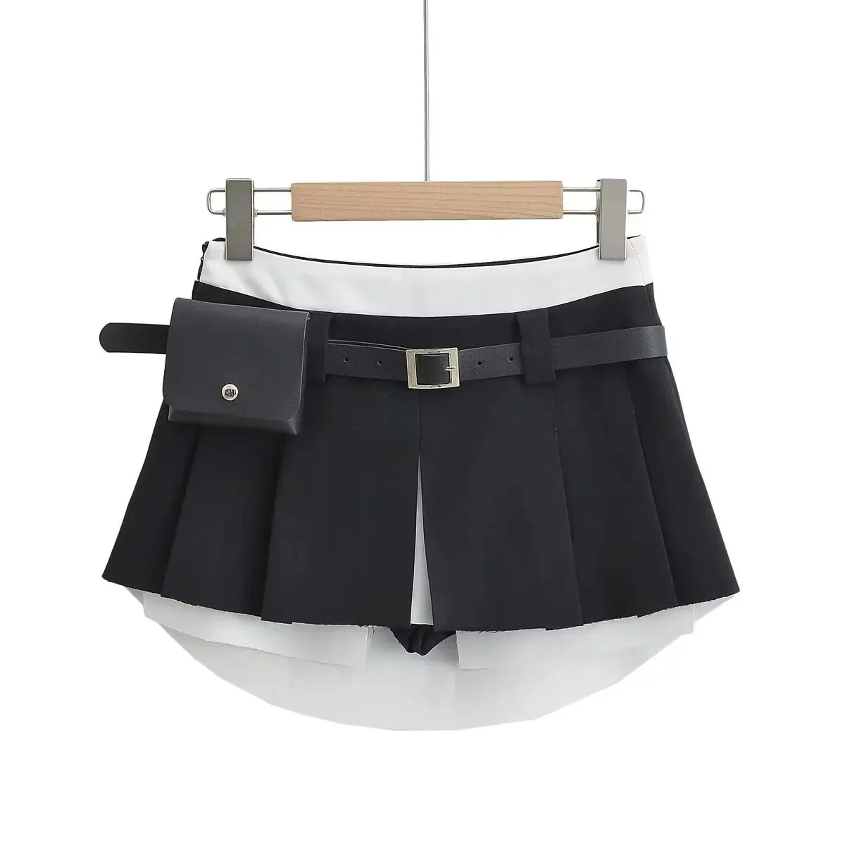 Free Shipping For 'Shisa' Techwear Ripped Belt Pockets Skort