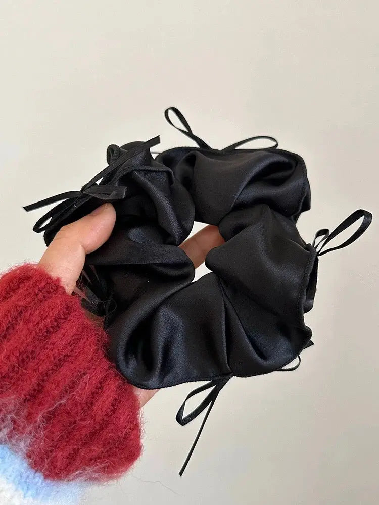 Free Shipping For 'Silky Smooth' Ribbon Core Ballet core Scrunchies