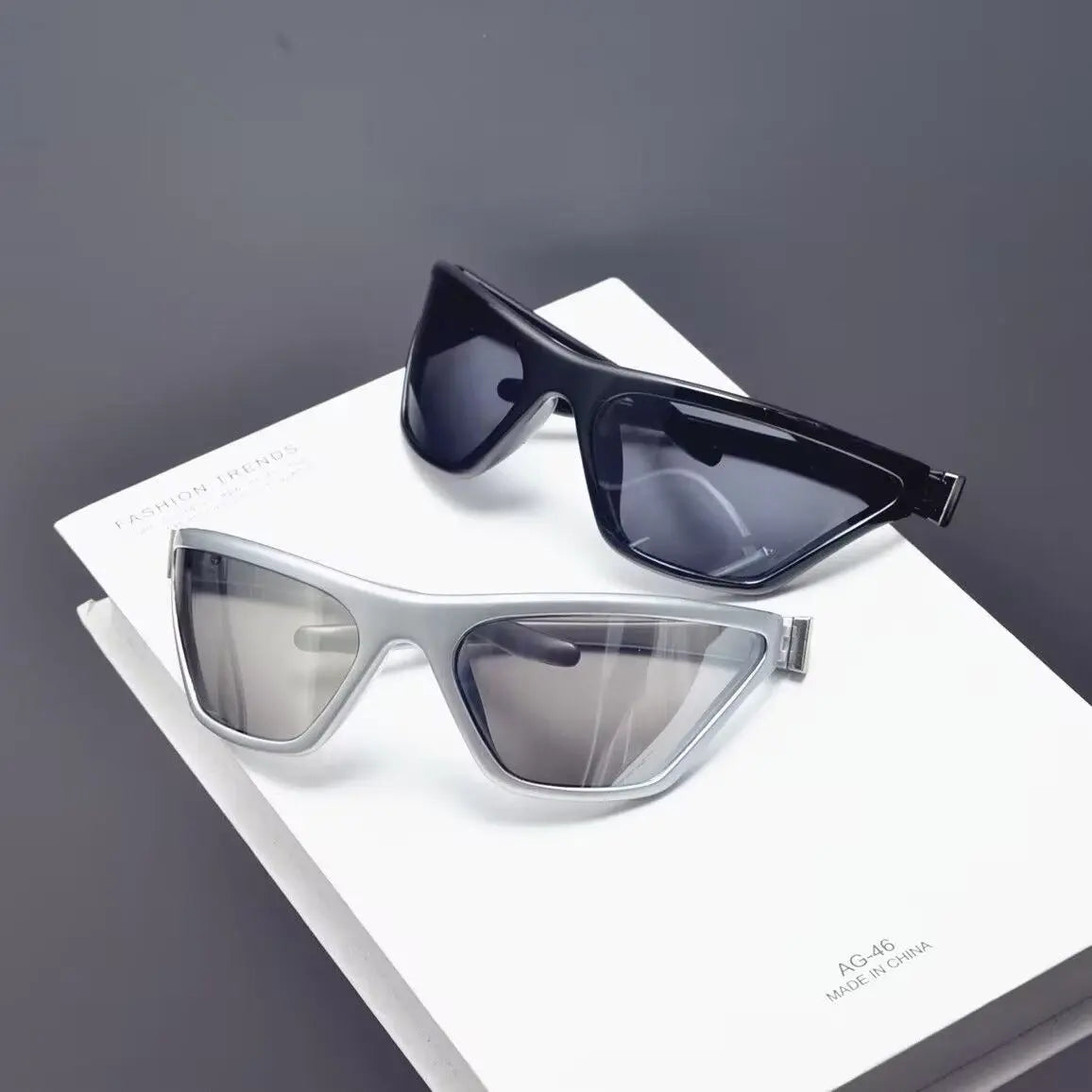 Free Shipping For 'Silver City' Irregular Festival Chain Sunglasses