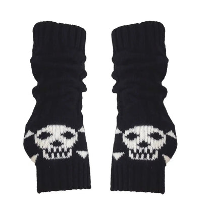 Free Shipping For 'Mr.Skull' Knitted Dark Alt Gloves