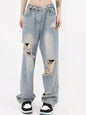 Free Shipping For 'Skydive' High Waisted Ripped Denim Jeans