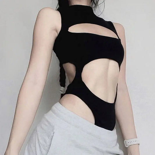 Free Shipping For 'Sonic' Sexy Tech-wear Cutout Top