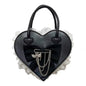 Free Shipping For 'Souffle' Kawaii Heart Shape Bowtie Hand Bag