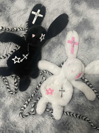 Free Shipping For 'Star-Eyed' Handmade Kawaii Bunny Plushies Bag