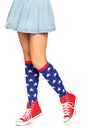 Free Shipping For Star Knee High Socks