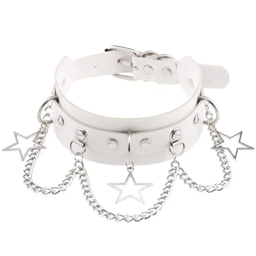 Free Shipping For 'Star Wish' Chains Punk Metal Choker