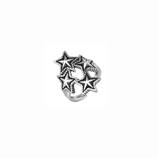 Free Shipping For 'Starry' Star Shape Grunge Rings Set