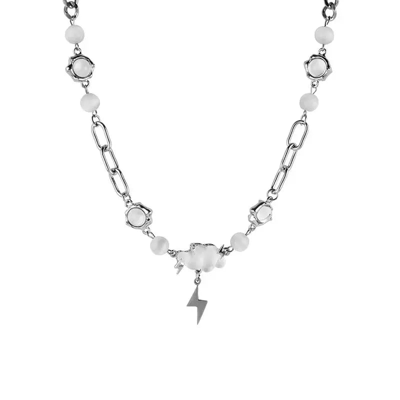 Free Shipping For 'Storm Cloud' Alt Titanium Necklace