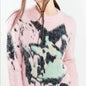 Free Shipping For 'Strawberry Geek' Kawaii Goth Graffiti Pink Sweater