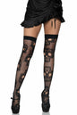 Free Shipping For Sugar Skull Net Thigh Highs