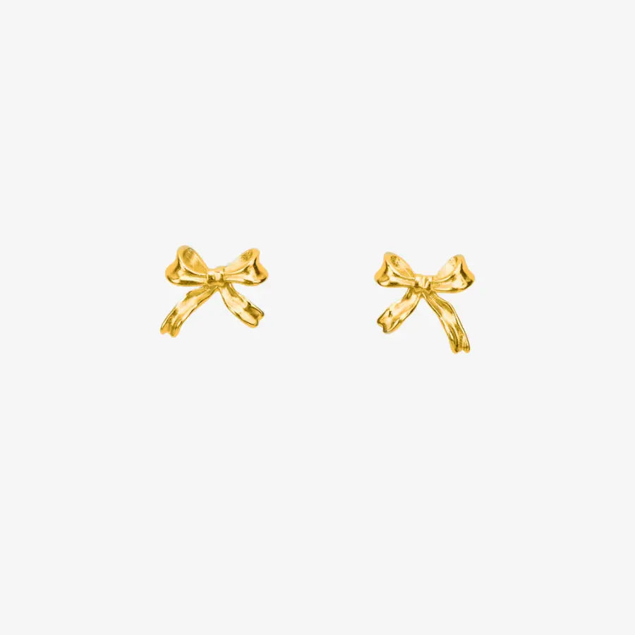 Free Shipping ForRibbon Stud Earrings