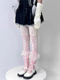 Free Shipping For 'Swan Lake' Ballet Core Ruffle Bow-tie Leg Warmers