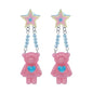 Free Shipping For 'Swinging bear' Kawaii Egirl Resin Bear Earrings