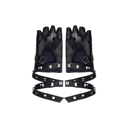 Free Shipping For 'Tameless' Grunge Rivet Pu Summer Gloves