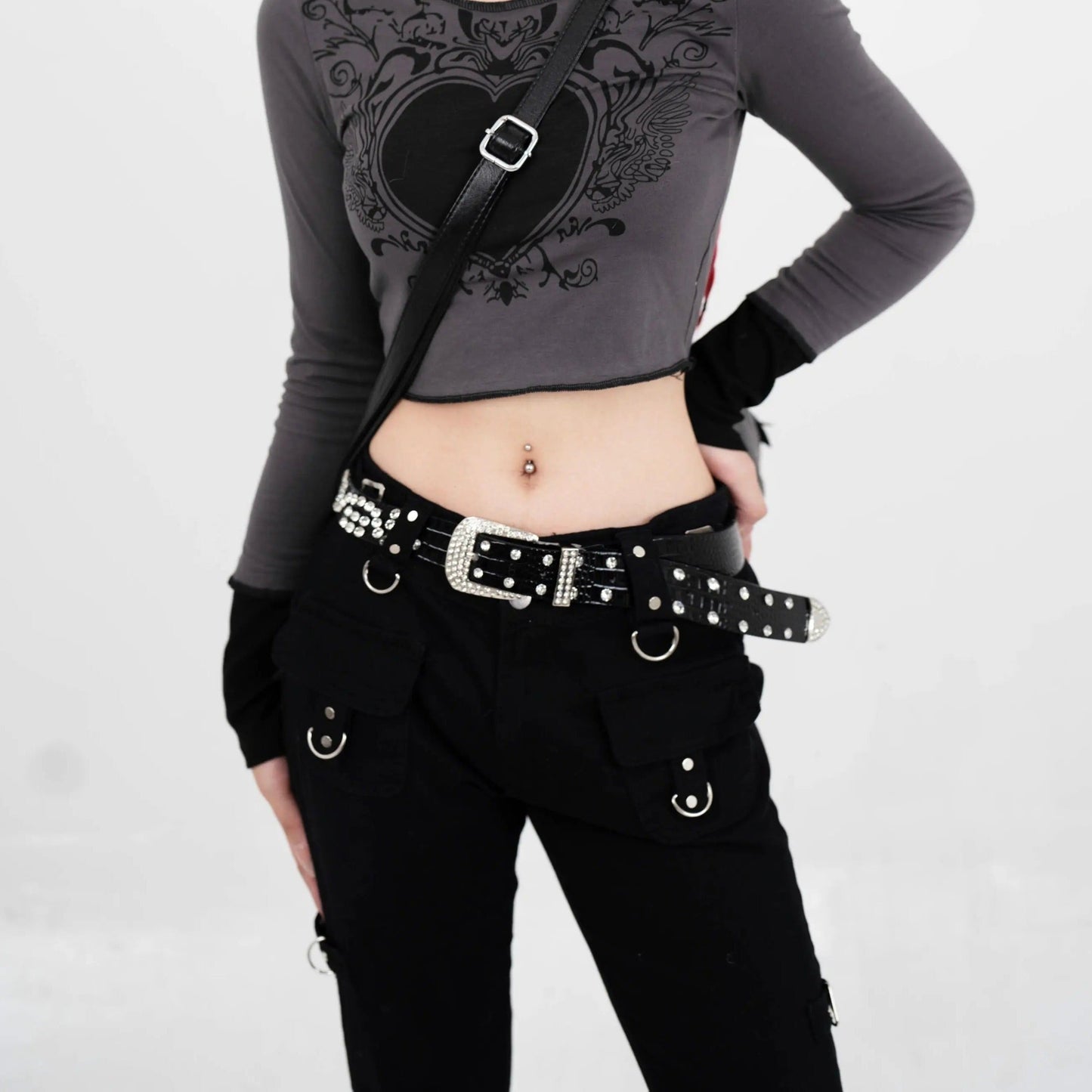 Free Shipping For 'Teenage Kicks' Punk Bell Shape Belt Pants