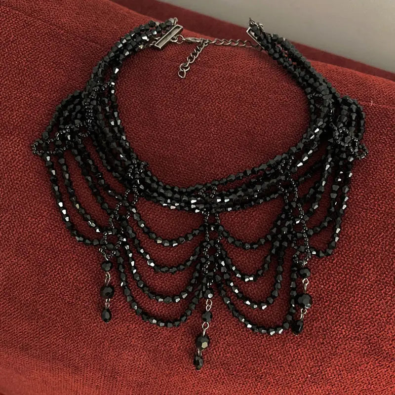 Free Shipping For 'Temptation' Goth Multi-layers Chokers