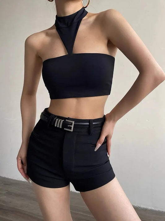 Free Shipping For 'The End' Future Turtleneck Triangle Tube Top