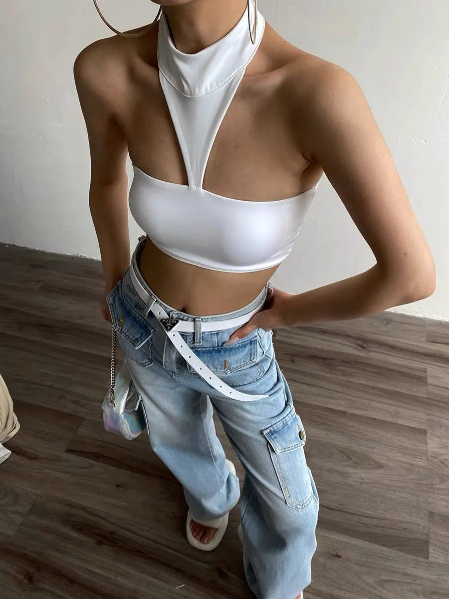 Free Shipping For 'The End' Future Turtleneck Triangle Tube Top