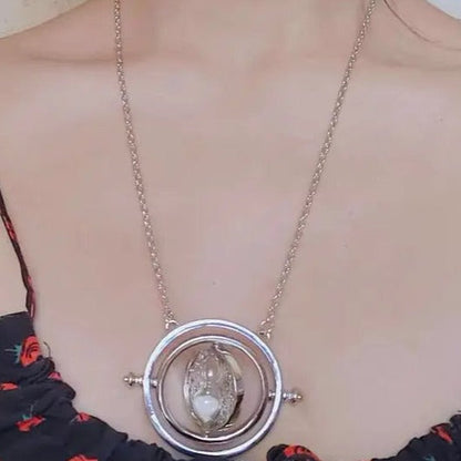 Free Shipping For 'Time Machine' Magic Hourglass Necklace