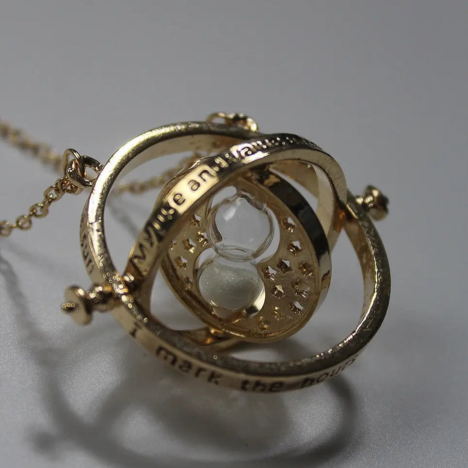 Free Shipping For 'Time Machine' Magic Hourglass Necklace