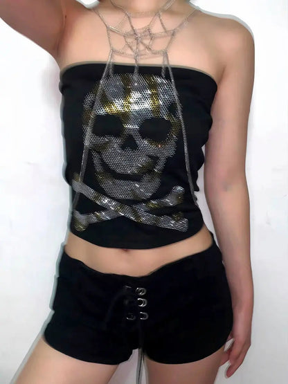 Free Shipping For 'Trapped' Punk Spider Web  Body Chain