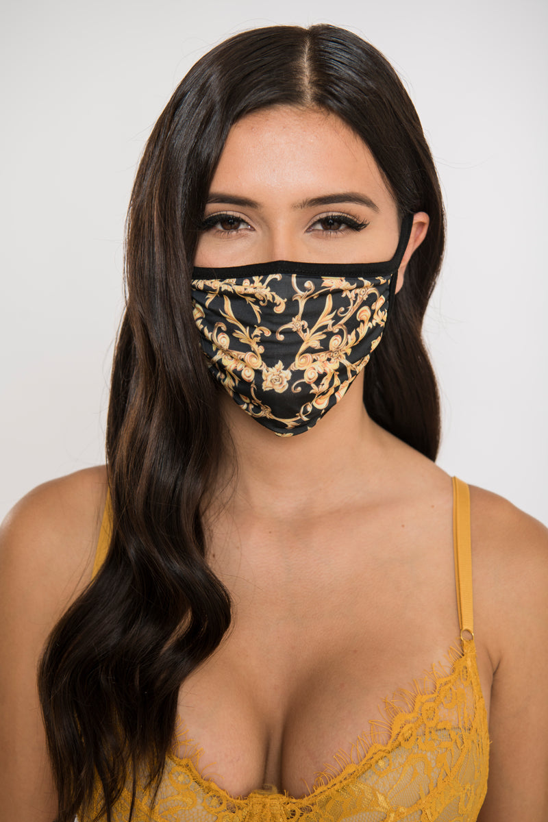 Free Shipping For Black Gold Face Mask