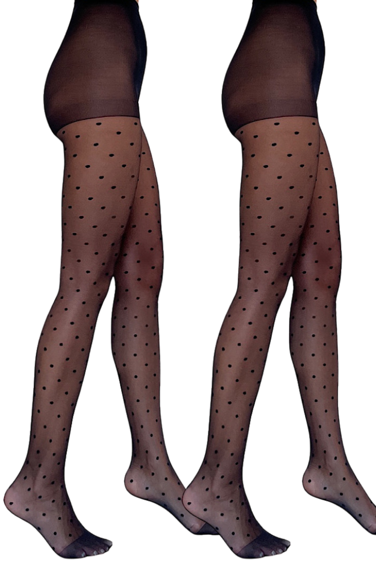 Free Shipping For Sheer Polka Dot Tights