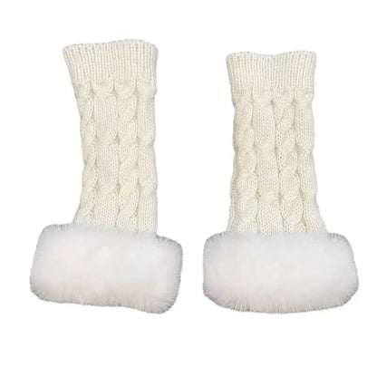 Free Shipping For 'Vanilla' Kawaii Fluffy Long Gloves