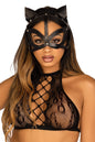 Free Shipping For Vegan Leather Studded Cat Mask