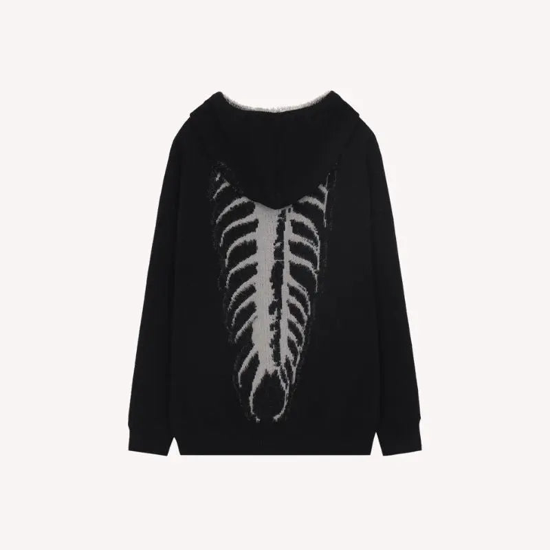 Free Shipping For 'Vine' Spine Knit Sweater Hoodie