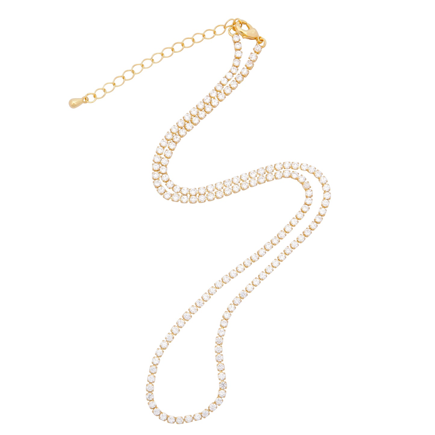 Free Shipping For Golden Plated Stone Claw Clavicle Chain Necklace, Bracelet, Anklet